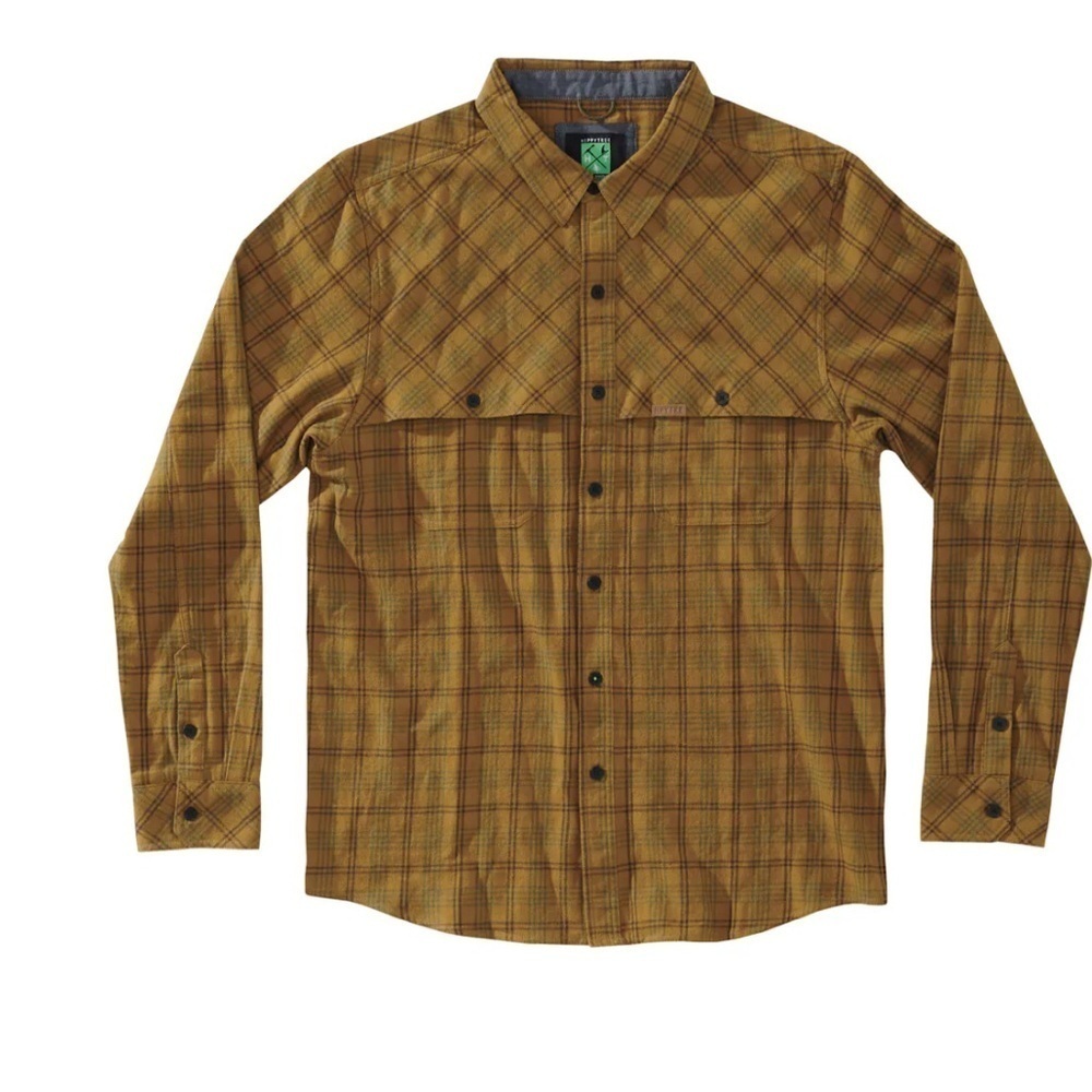 HIPPYTREE
Dobson Flannel
 in Mustard size small